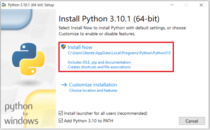 How to update Python on Windows